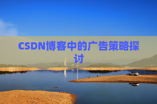CSDN博客中的广告策略探讨